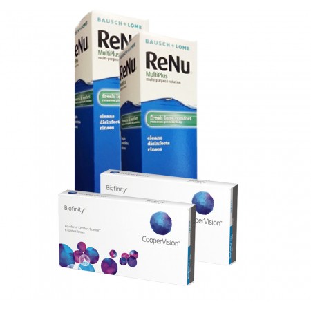  Pack Biofinity Renu Multi